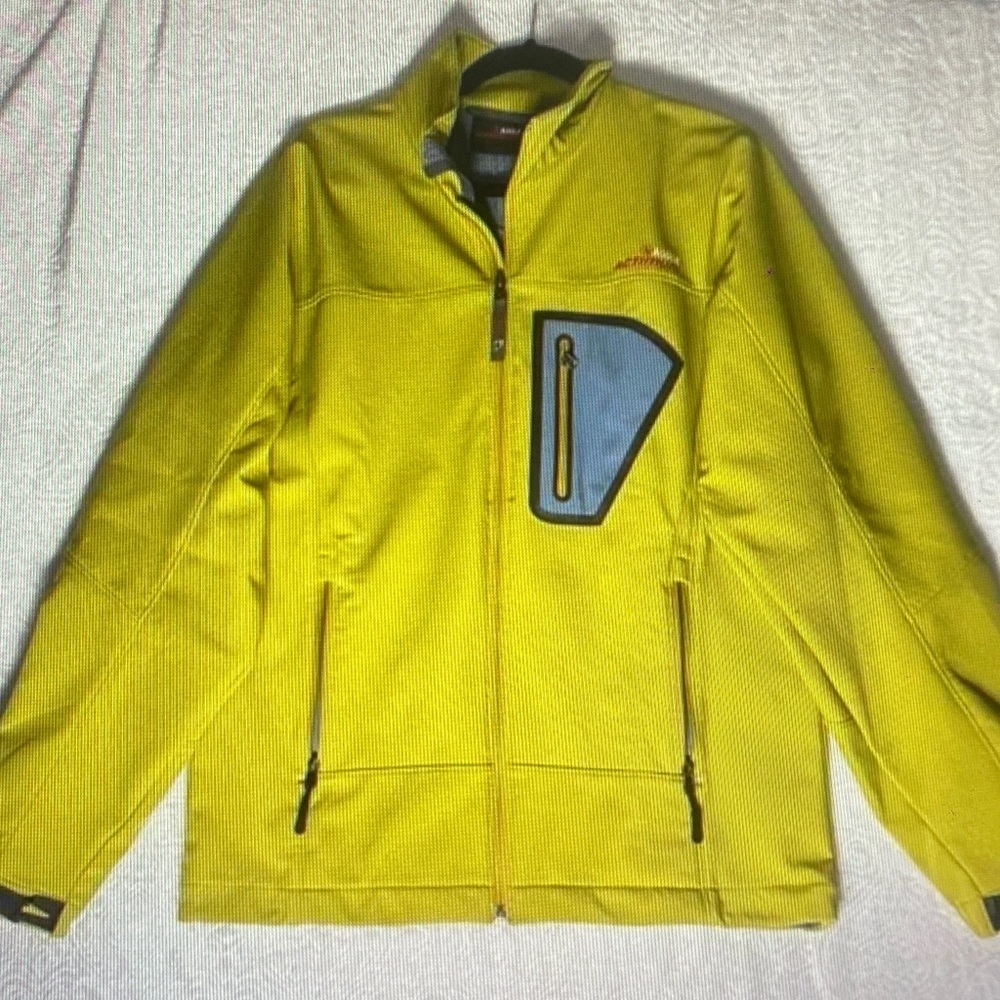 Alpine Design Men's Vibrant Yellow Performance Jacket